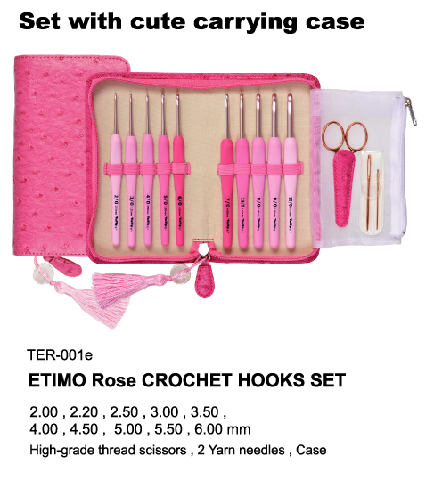 Etimo Rose Crochet Hook Set